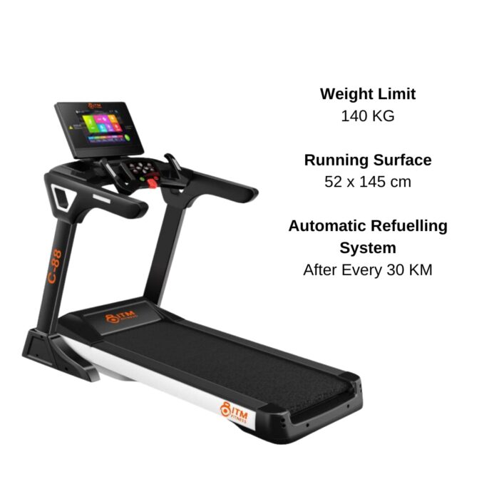 C-88 Ultra Commercial – SMART Folding Treadmill - Image 4