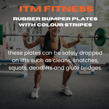 Rubber-Bumper-Plates-With-Colour-Stripes