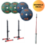 Olympic-Strength-Starter-Bundle-–-Barbell-Rack-Bumper-Plates